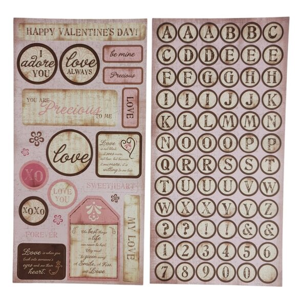 Close to My Heart Reflections Stickease X7075C More to Adore Valentine Love NEW - Picture 4 of 7